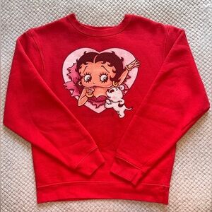 betty boop sweatshirt